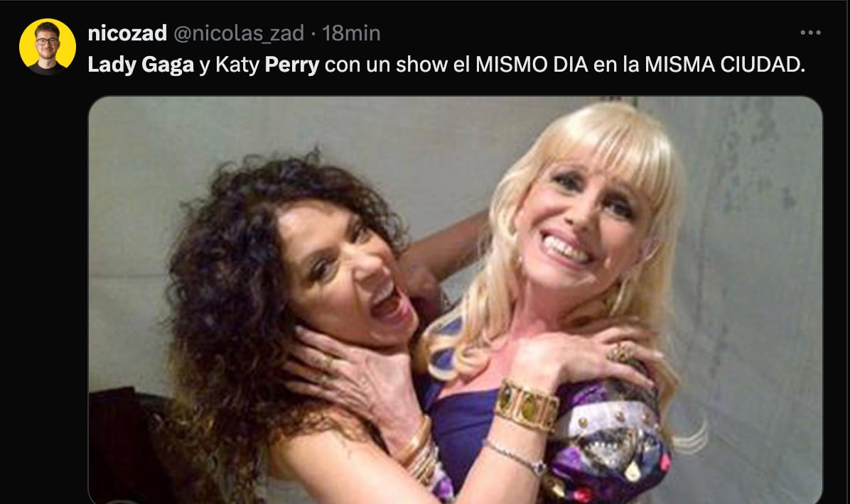 Memes reaccionan al concierto de Lady Gaga y Katy Perry el mismo día en la CDMX