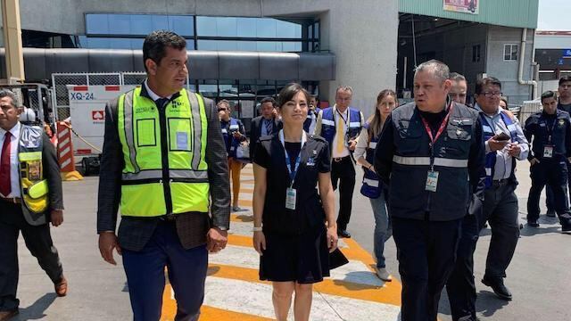 Damaris Baglietto, encargada de la Administración de la aduana en el AICM