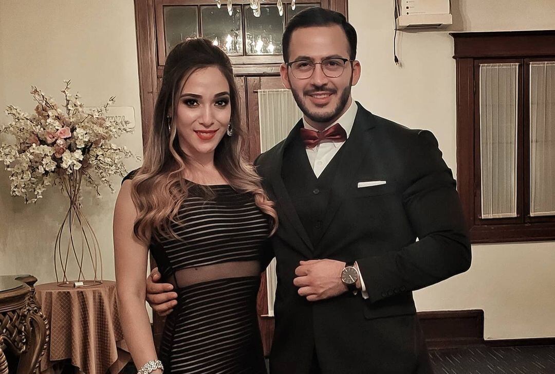 Pedro Pablo Gamboa Gamboa y su esposa