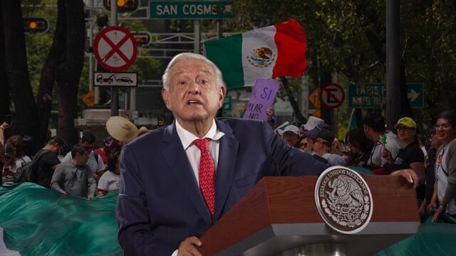 Andrés Manuel López Obrador, presidente de México durante conferencia matutina en Palacio Nacional