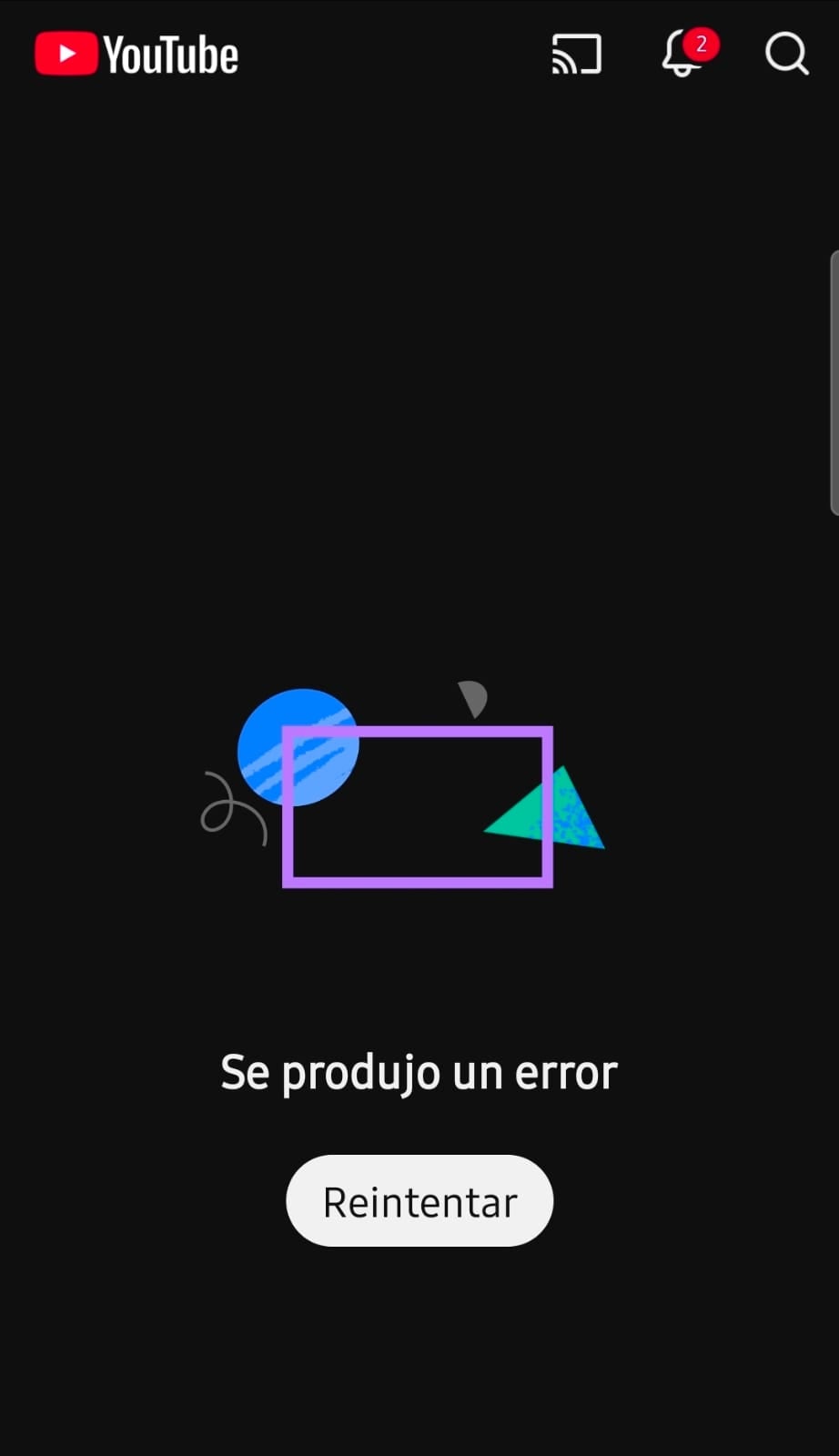 Caída de YouTube: reportan fallas en app y sitio web