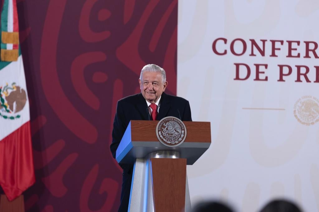 AMLO en la conferencia mañanera