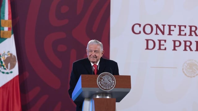AMLO en la conferencia mañanera