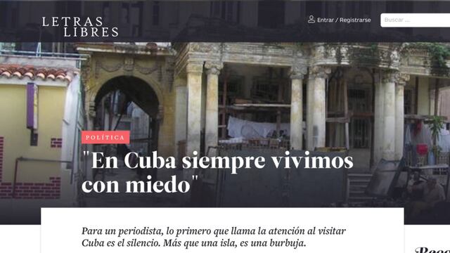 "Esa, y no otra, es la Cuba que ha construido Fidel Castro. La historia no lo absolverá. Los cubanos, en su momento, tampoco"