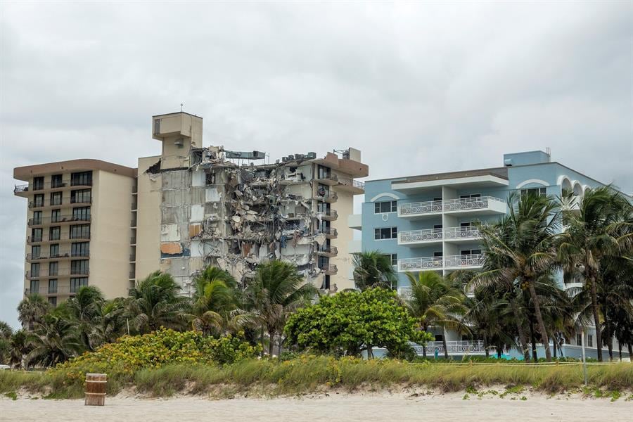 Edificio colapsado en Miami