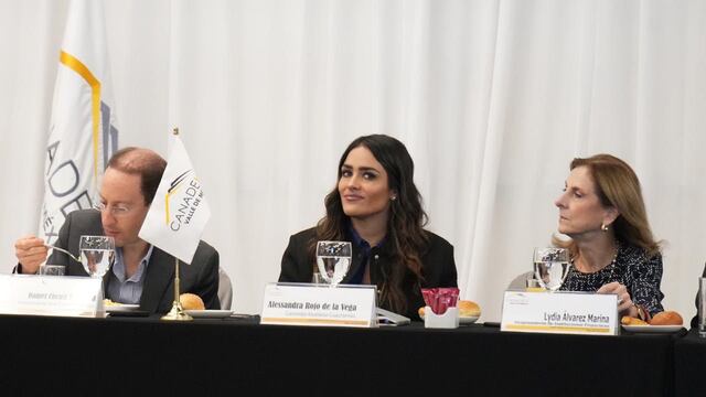 Alessandra Rojo de la Vega presenta propuestas en construcción