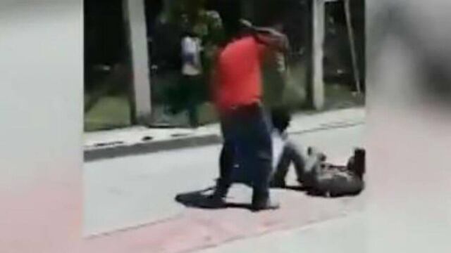 El terrible momento.