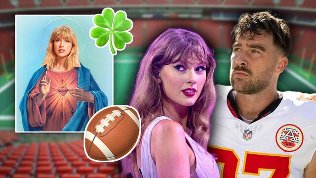 Taylor Swift es un amuleto de buena suerte para Travis Kelce
