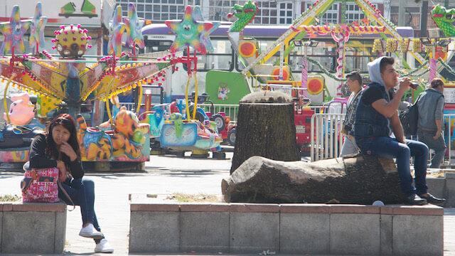 Alrededores del metro Tacubaya en la CDMX