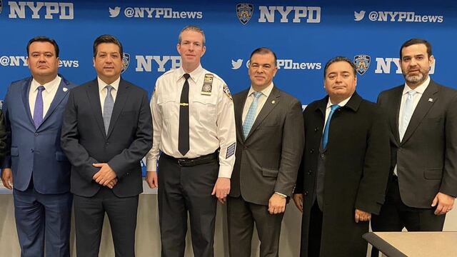 Francisco García Cabeza de Vaca en Nueva York.