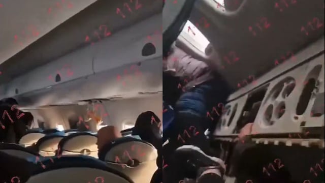 Accidente de avión de Azerbaijan Airlines en Kazajistán, difunden video de pasajero antes de la tragedia