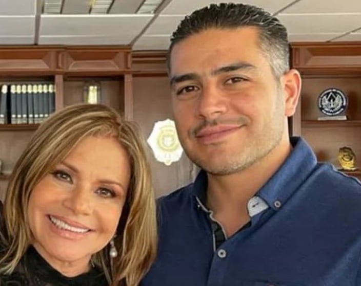 María Sorté y Omar García Harfuch