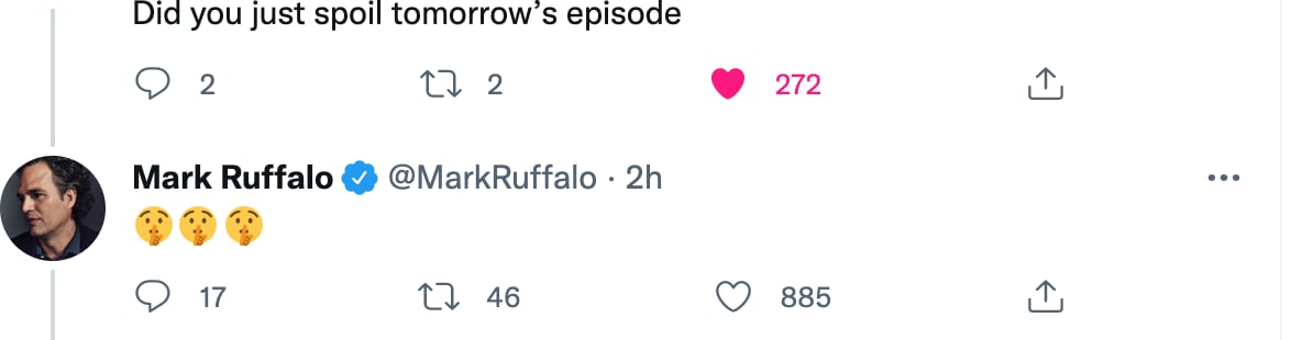 Fans responden al "spoiler" de Mark Ruffalo