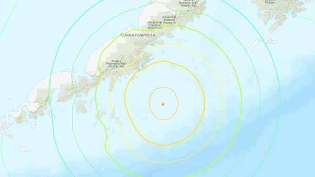 Sismo en Alaska/USGS