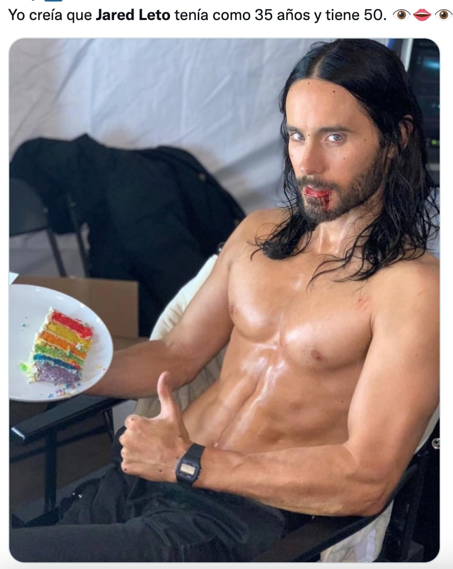Memes del cumpleaños 50 de Jared Leto