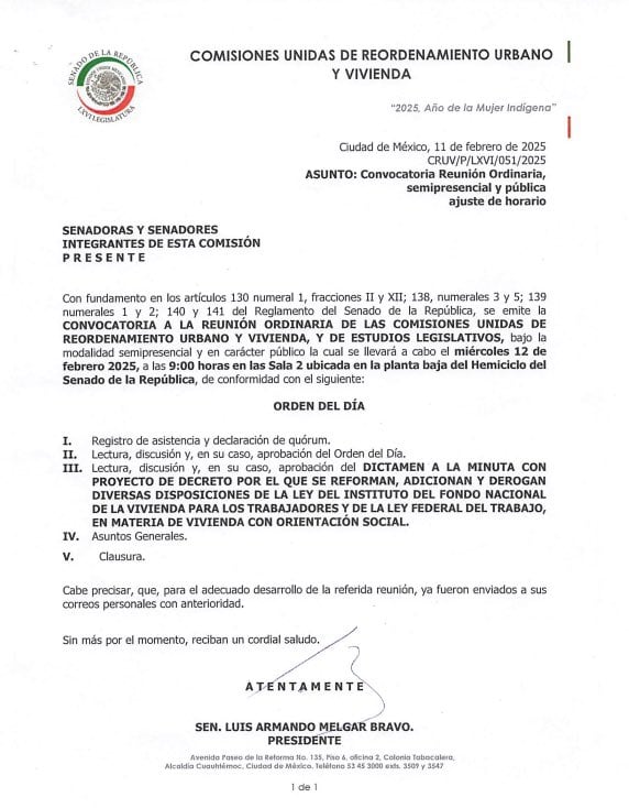 Infonavit 12 de febrero de 2025