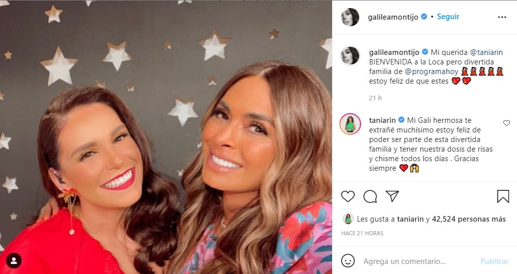 Galilea Montijo niega problemas con Tania Rincón