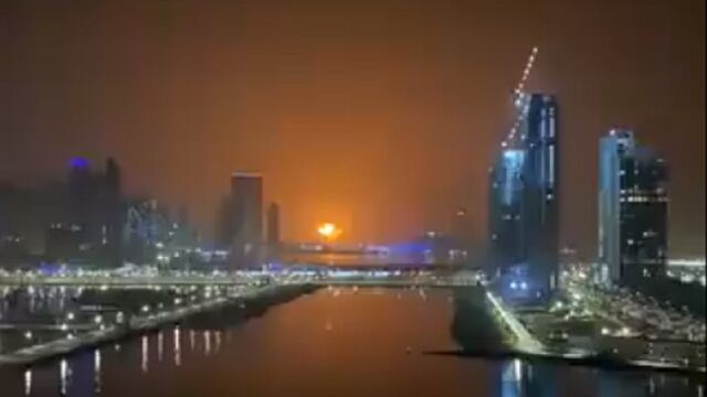 Explosión en Dubai