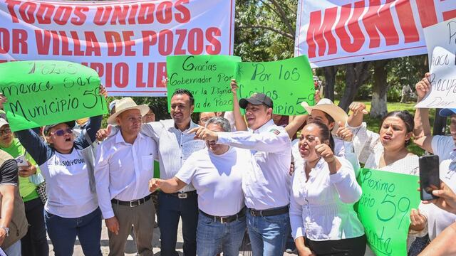 Ricardo Gallardo entrega apoyos de alimentación en Villa de Pozos