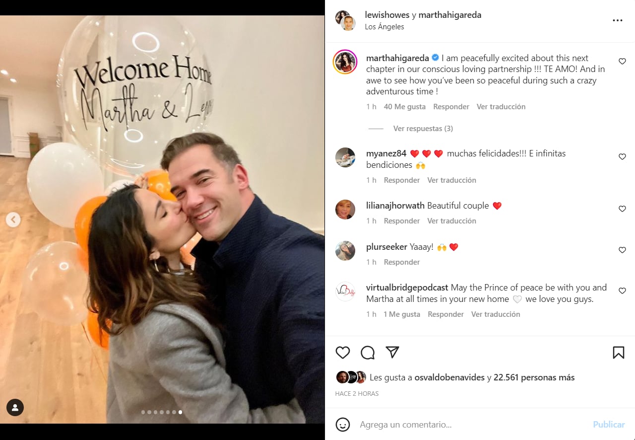 Martha Higareda y Lewis Howes se mudan juntos