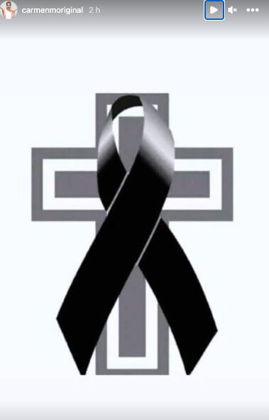 Carmen Muñoz llora la muerte de su papá