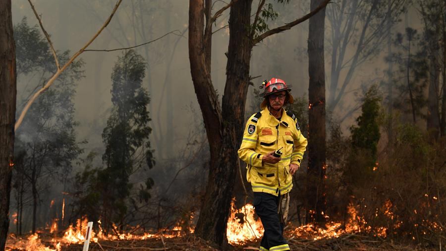 Así luce desde el espacio el incendio que azota Australia