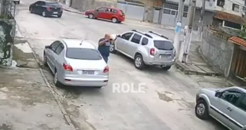 ladrón de automóvil no pudo manejar