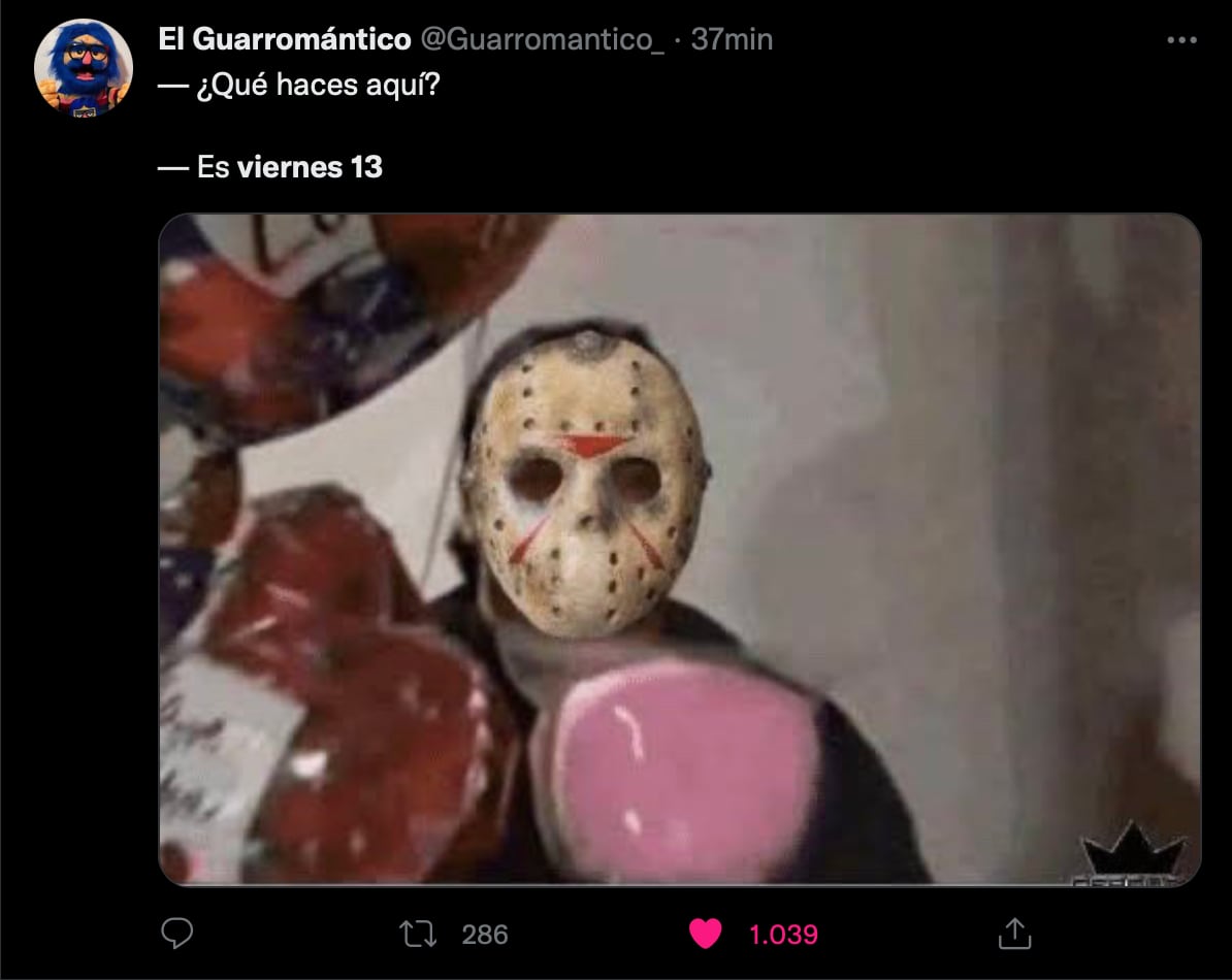 Es viernes 13 y los memes te lo recuerdan
