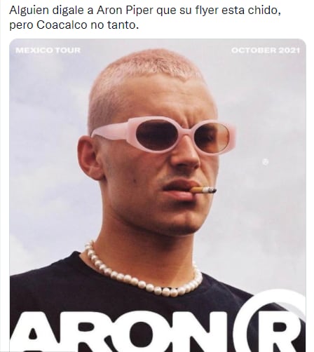 Arón Piper visitará Coacalco en su gira por México.