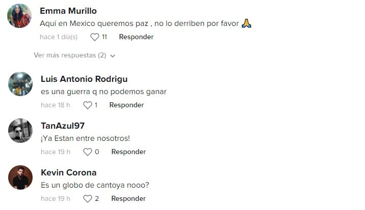 Comentarios ante supuesto OVNI en CDMX