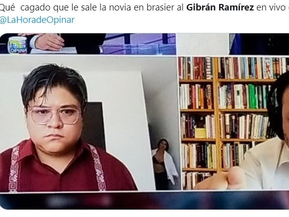 Gibrán Ramírez y su bochornoso momento en tv