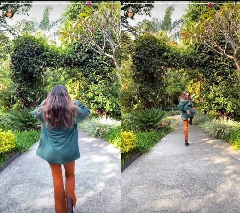 Yuya se da nalgada en paseo de domingo.