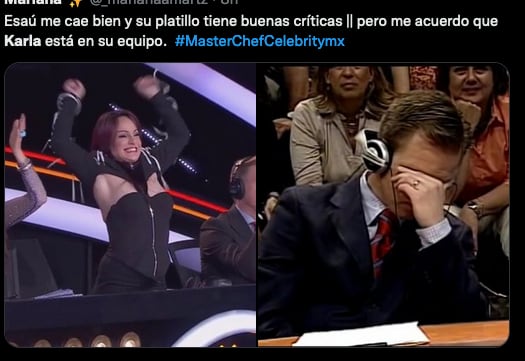 Memes de Karla Sofía Gascón en MasterChef Celebrity.