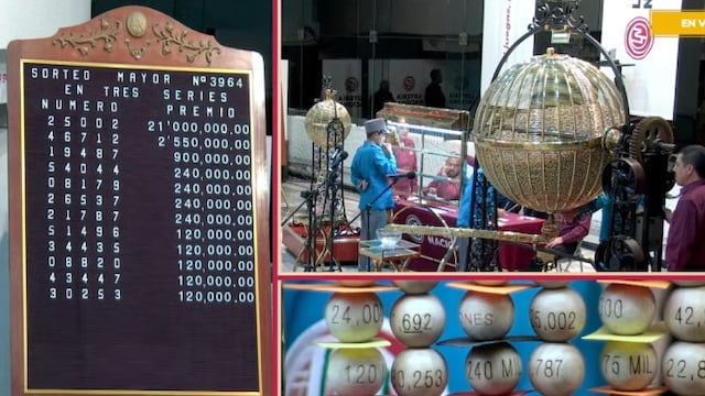 Resultados Sorteo Mayor 3964 de Lotería Nacional: Estos son los números ganadores