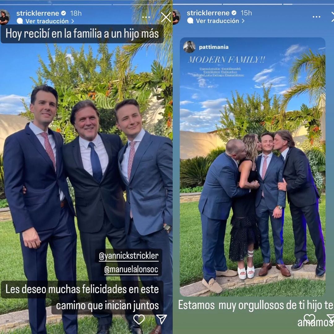 René Strickler y su familia