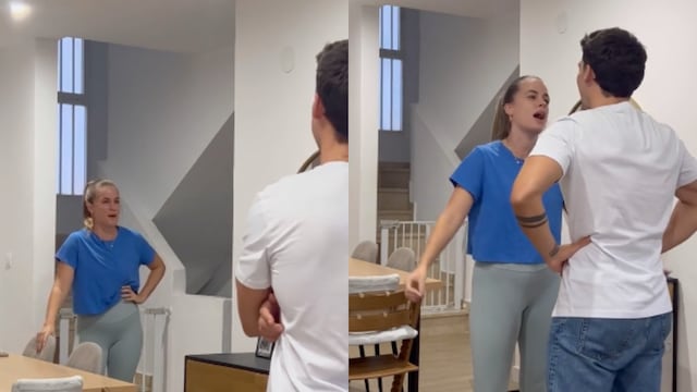 Todo TikTok se indigna por reacción de una esposa al ver a su marido sin barba y decirle feo