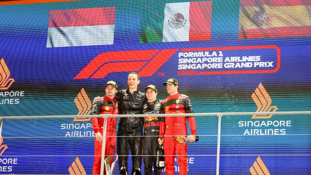 Sergio Pérez Gran Premio de Singapur