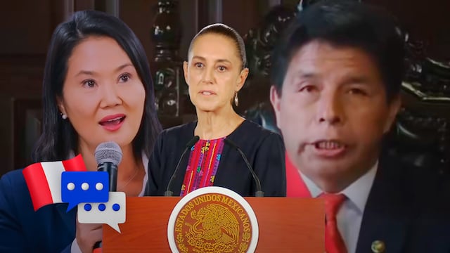 Sheinbaum respalda la liberación inmediata de Pedro Castillo, pero esperará a Keiko Fujimori