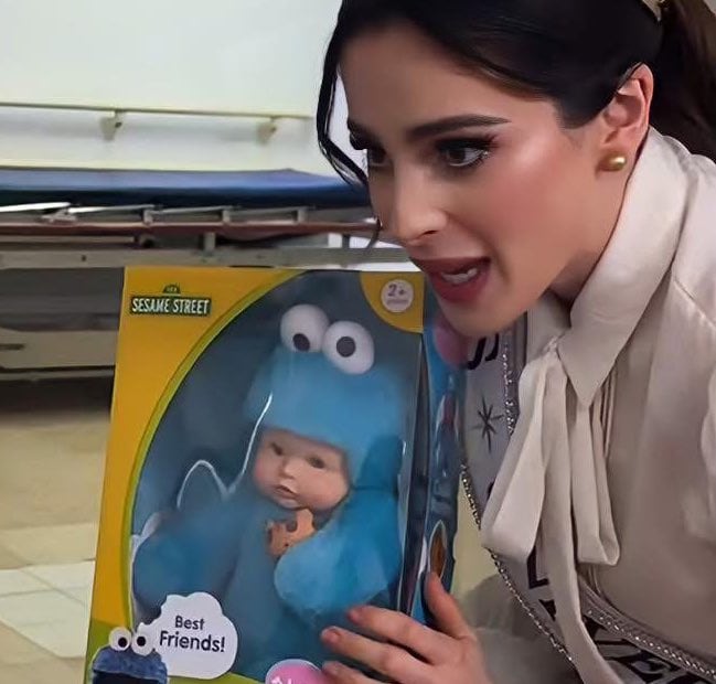 La visita especial de Fátima Bosch a la unidad oncológica del Hospital del Niño en Tabasco