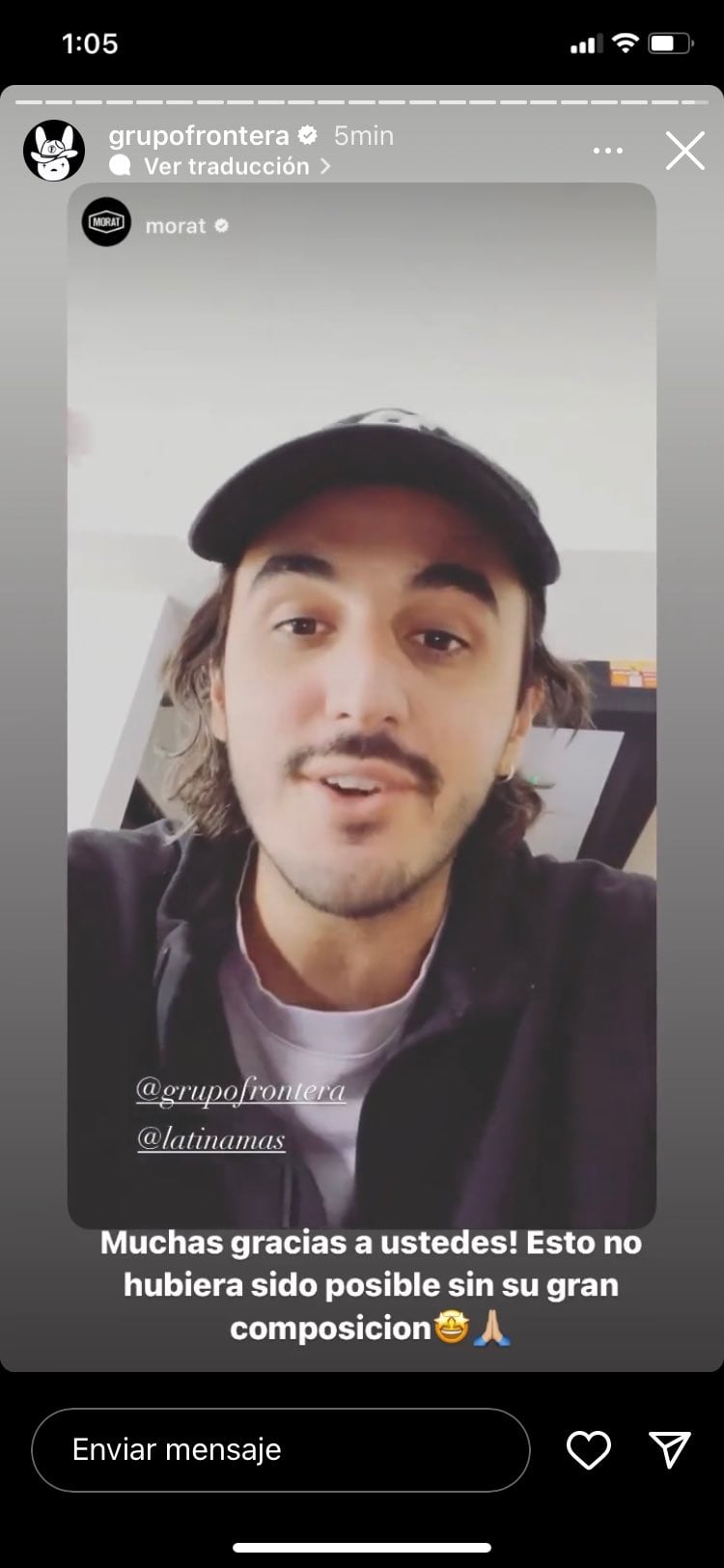 Memes funan a Grupo Frontera por no dar créditos a Morat al ganar en los Latin American Awards