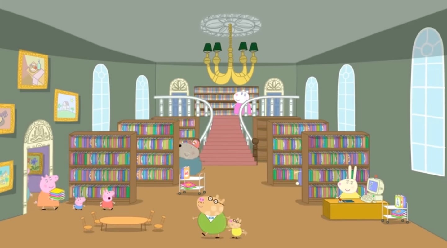 Peppa Pig por Día Nacional del Bibliotecario