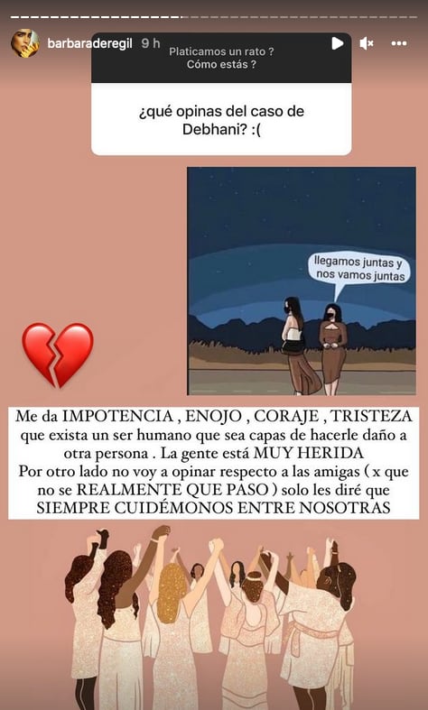 Bárbara de Regil habla sobre Debanhi.