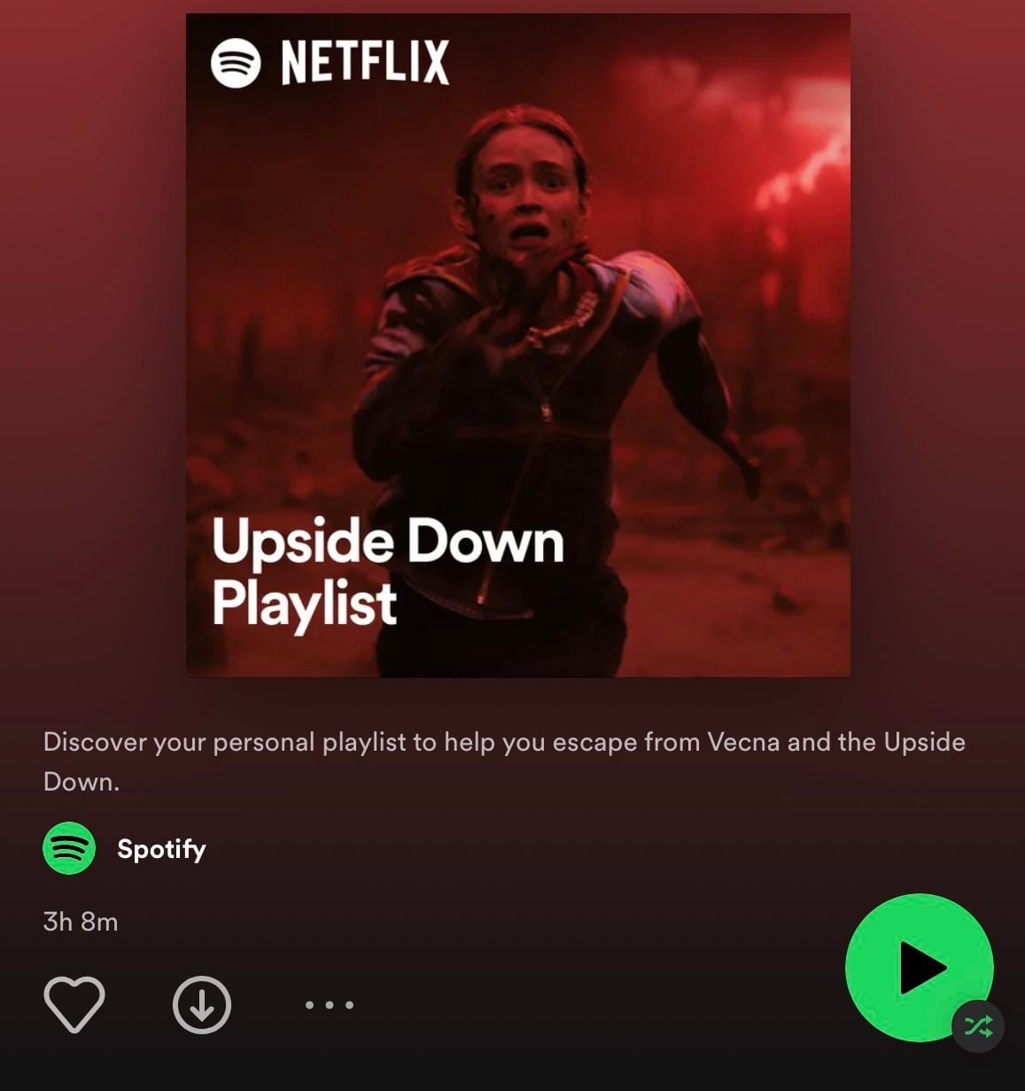 Playlist de Spotify que te salva de Vecna