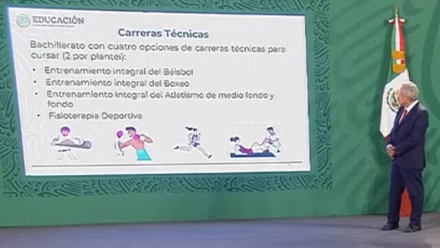 AMLO anuncia bachillerato deportivo