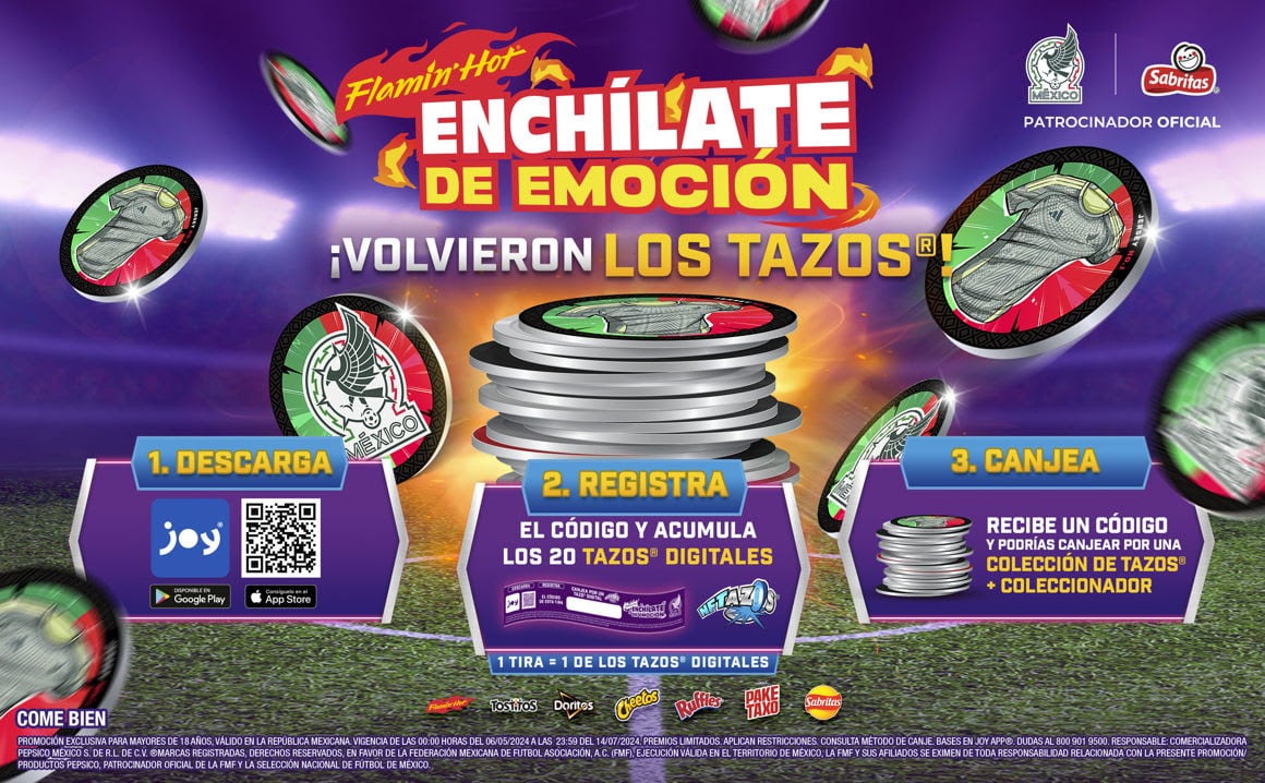 Tazos de la Selección Mexicana