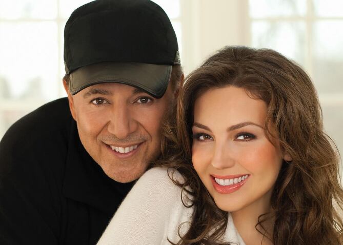 Thalía y Tommy Mottola