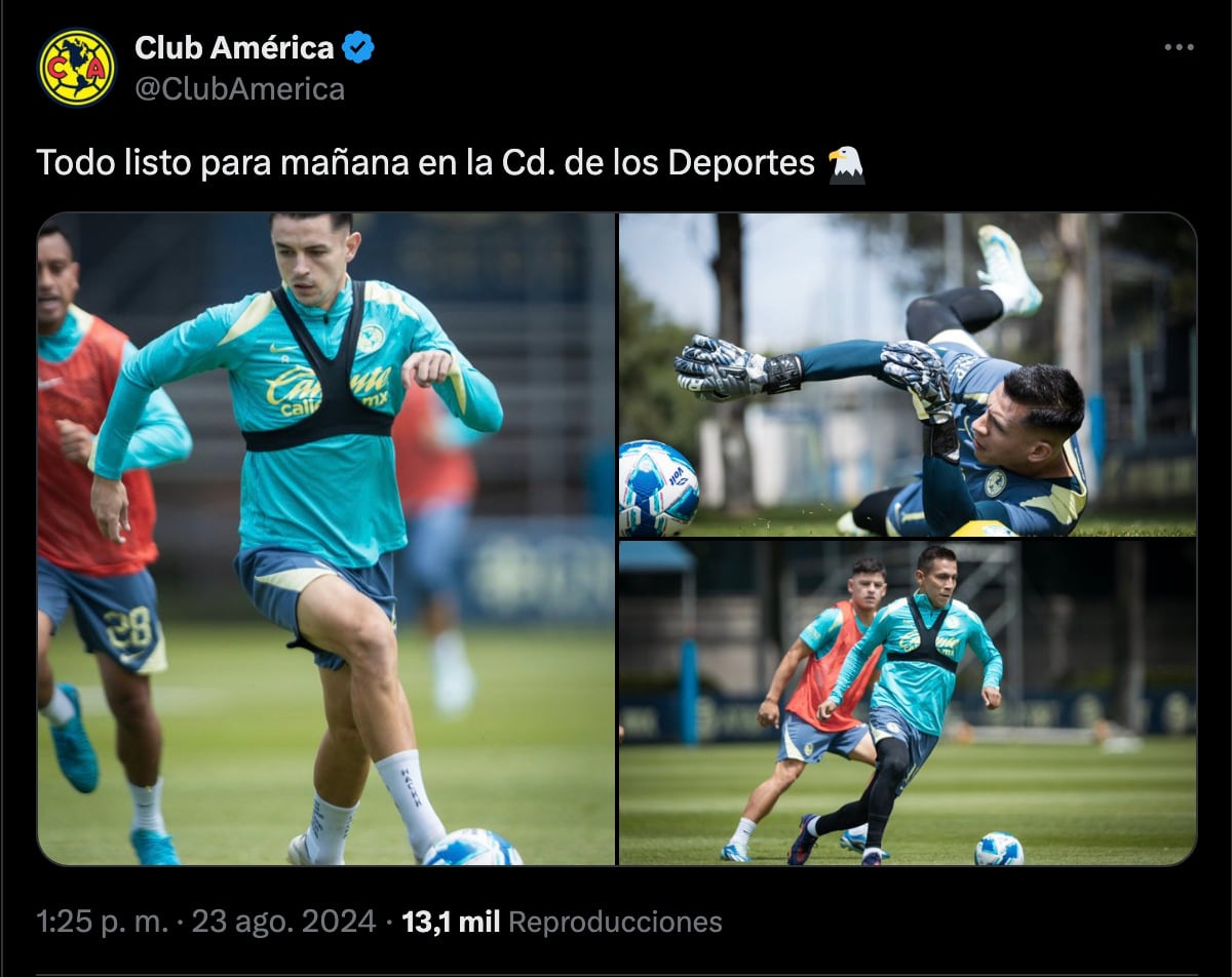 América prepara su regreso a la Liga MX.