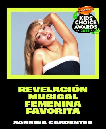 Ganadores Kids Choice Awards 2025