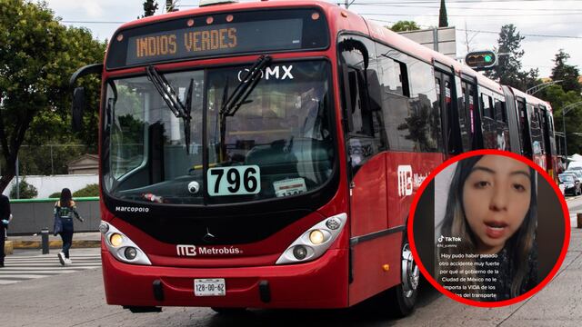 Usuaria se subió al Metrobús y pensó que iba a morir
