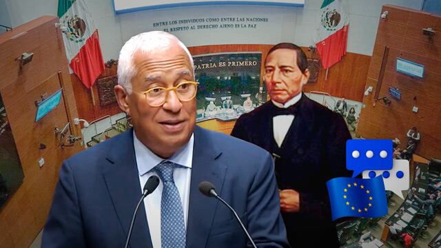 António Costa cita a Benito Juárez en discurso ante el Senado mexicano